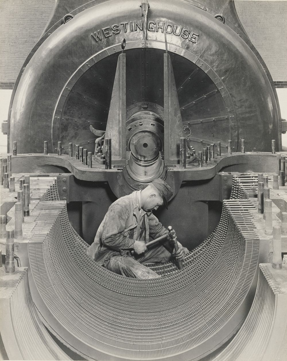 Heart of the Turbine by Lewis W Hine