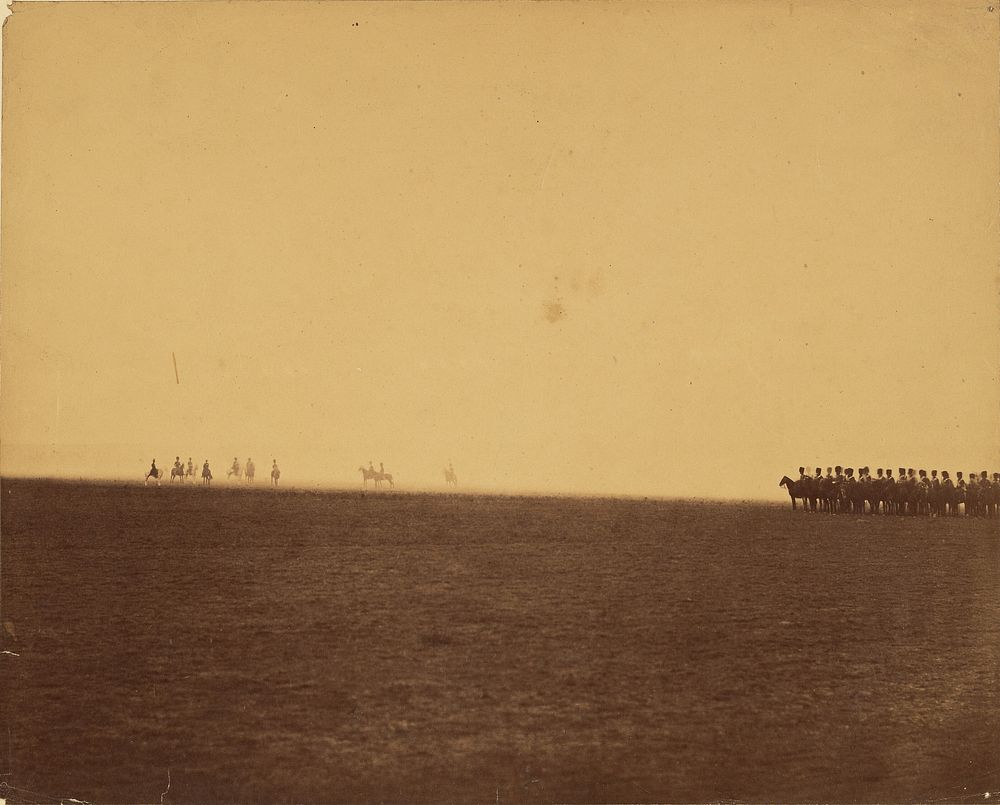 Cavalry Exercises, Camp de Chalons by Gustave Le Gray
