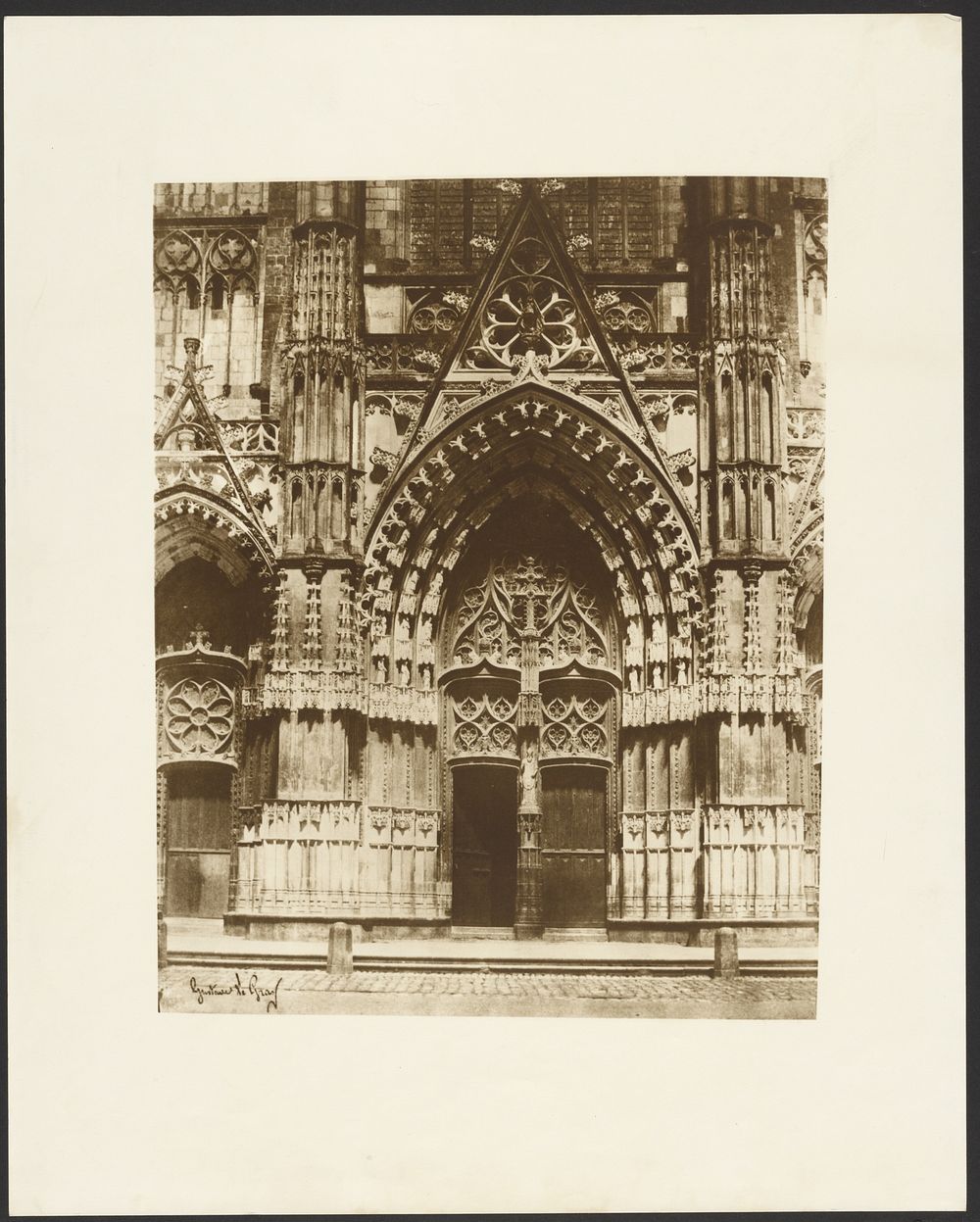 Portal of Notre-Dame by Gustave Le Gray
