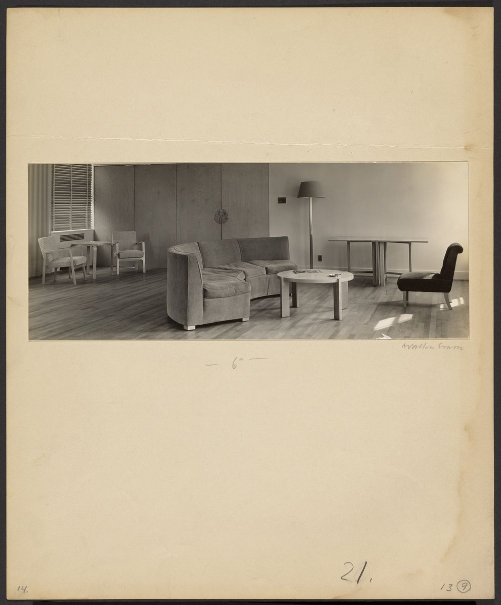 Wheaton College: The Yellow Parlor by Walker Evans