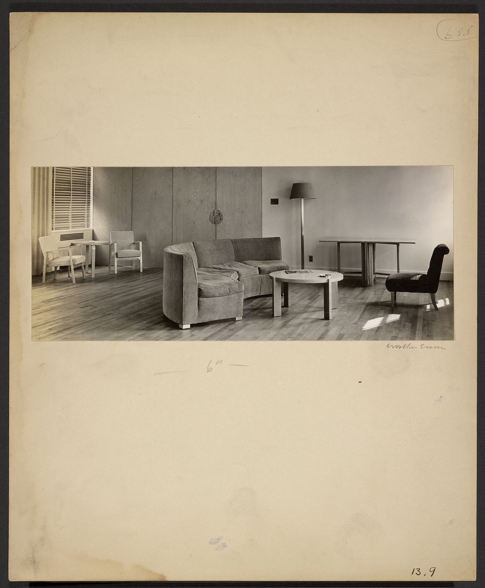 Wheaton College: The Yellow Parlor by Walker Evans