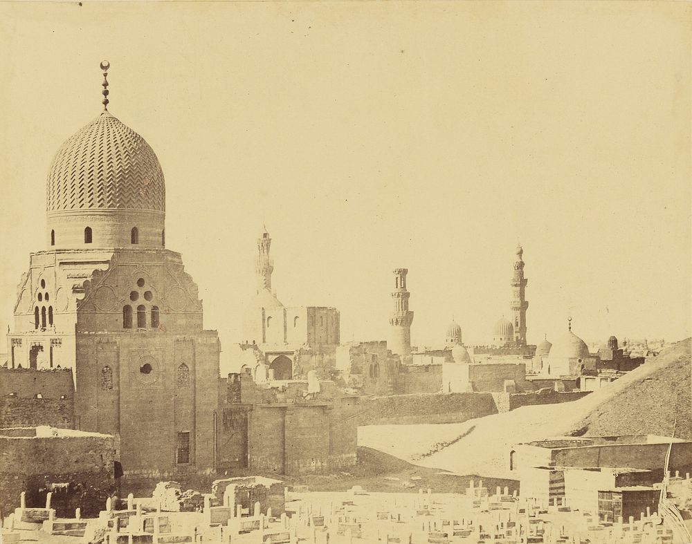 Tombeaux des Califes (Caire). by Baron Paul des Granges