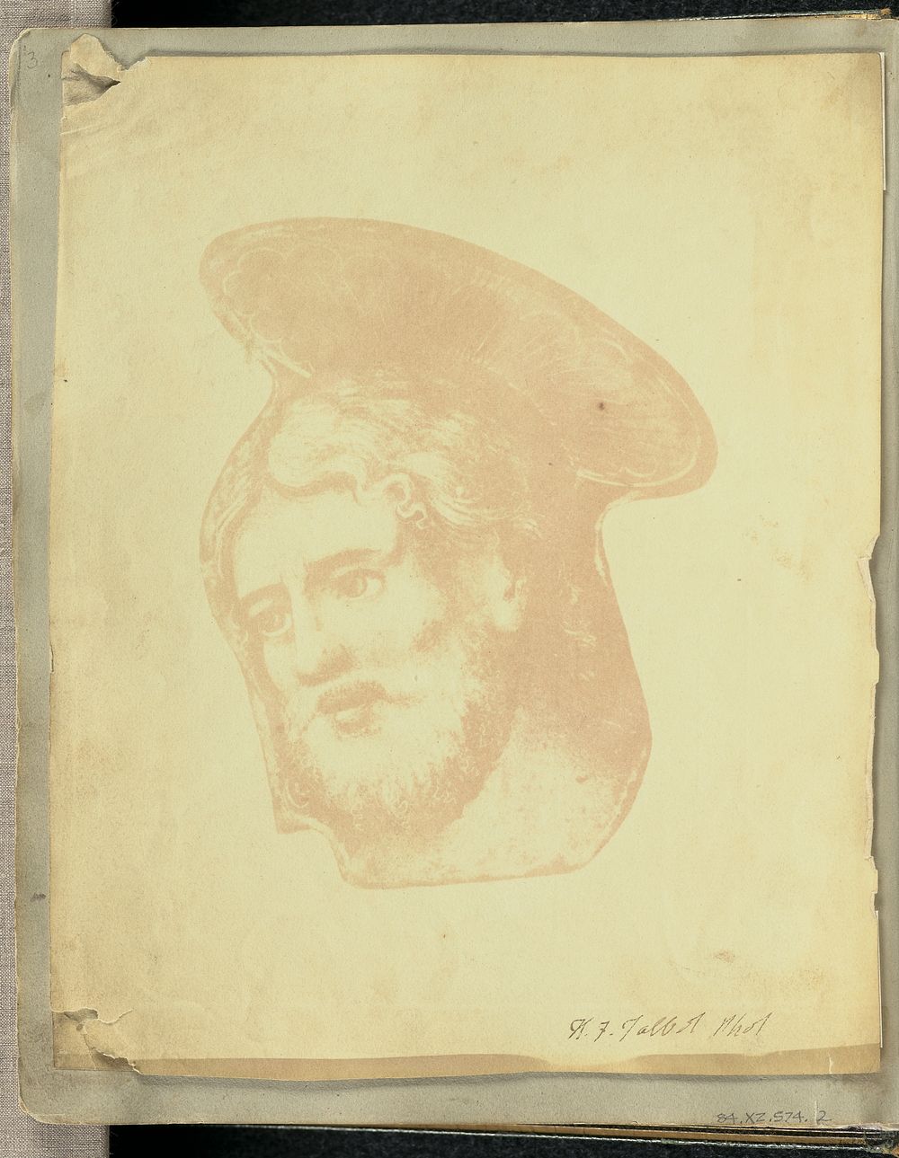 Head of an Unknown Saint by William Henry Fox Talbot
