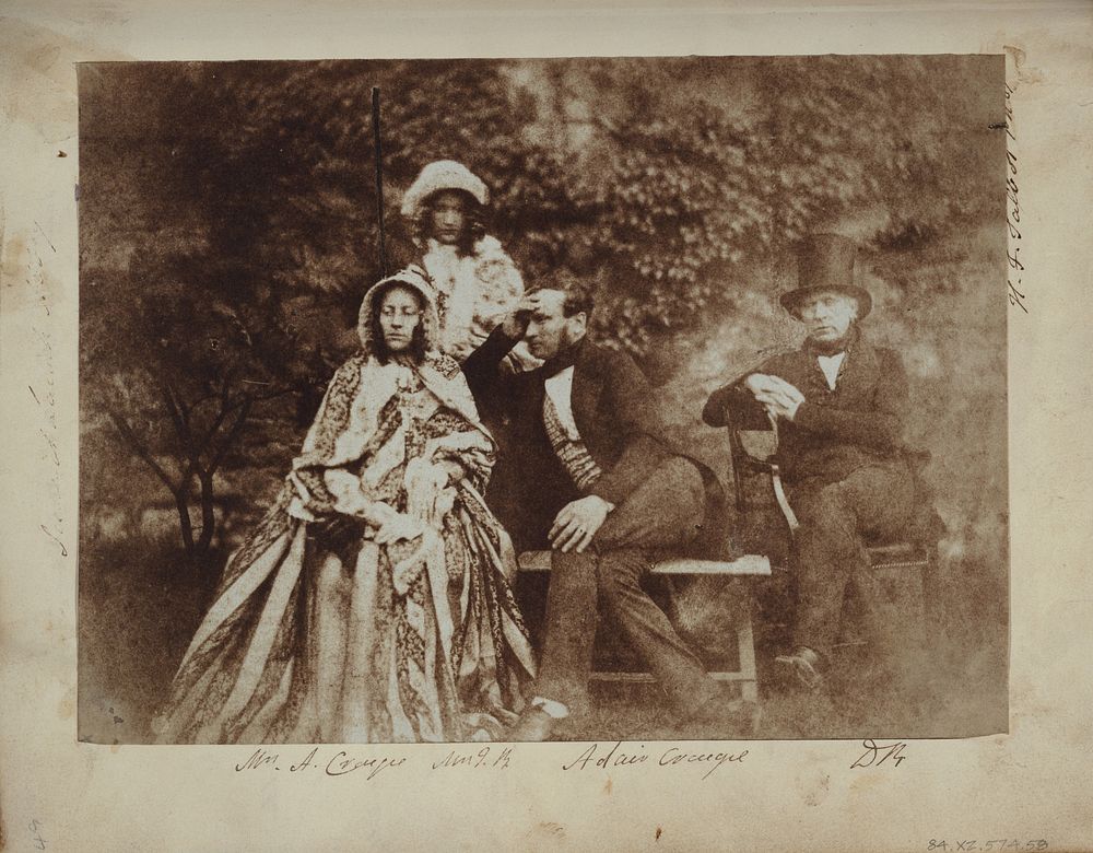 Sir David Brewster, Mrs. James Brewster, and Mr. and Mrs. Adair Craigie.