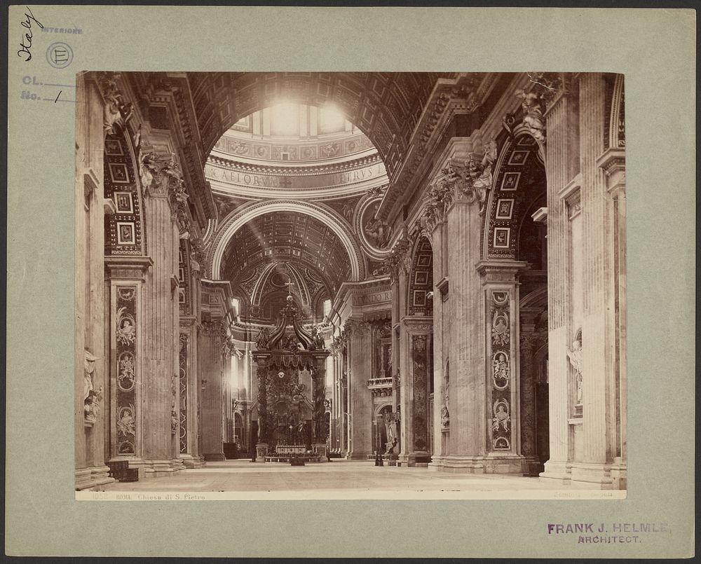 Roma.  Chiesa di S. Pietro by Giorgio Sommer