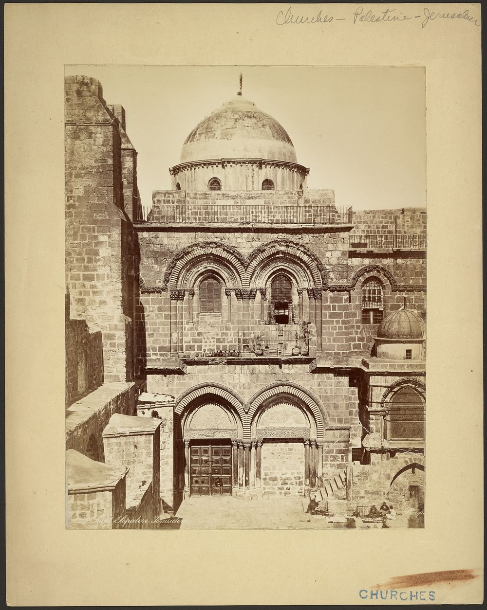Saint-Sepulcre Jerusalem by Félix Bonfils