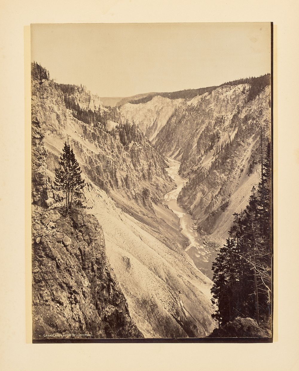 Grand Canon of the Yellowstone by John K Hillers