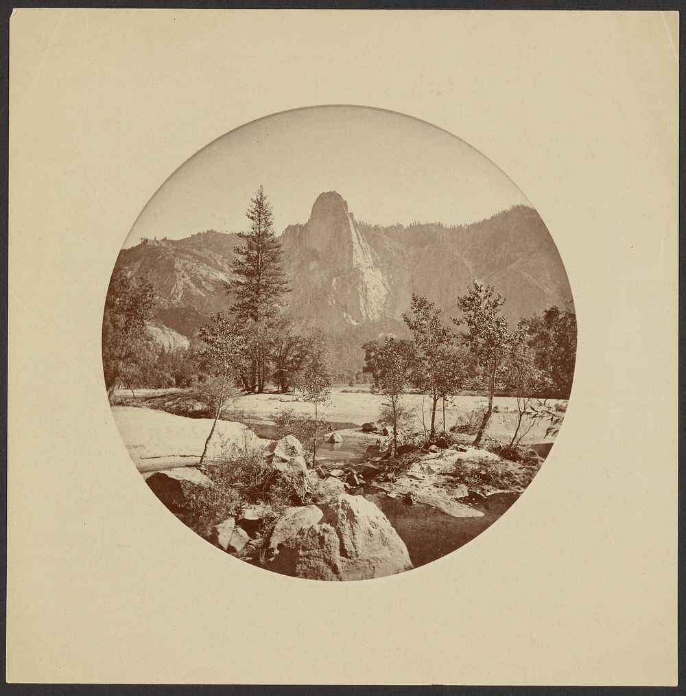 The Sentinel, Yosemite by Carleton Watkins