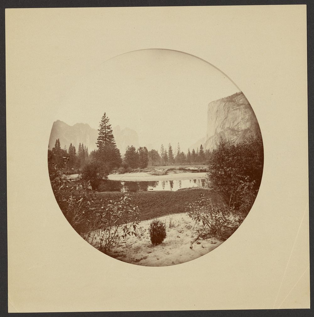 Down the Valley, Yosemite by Carleton Watkins
