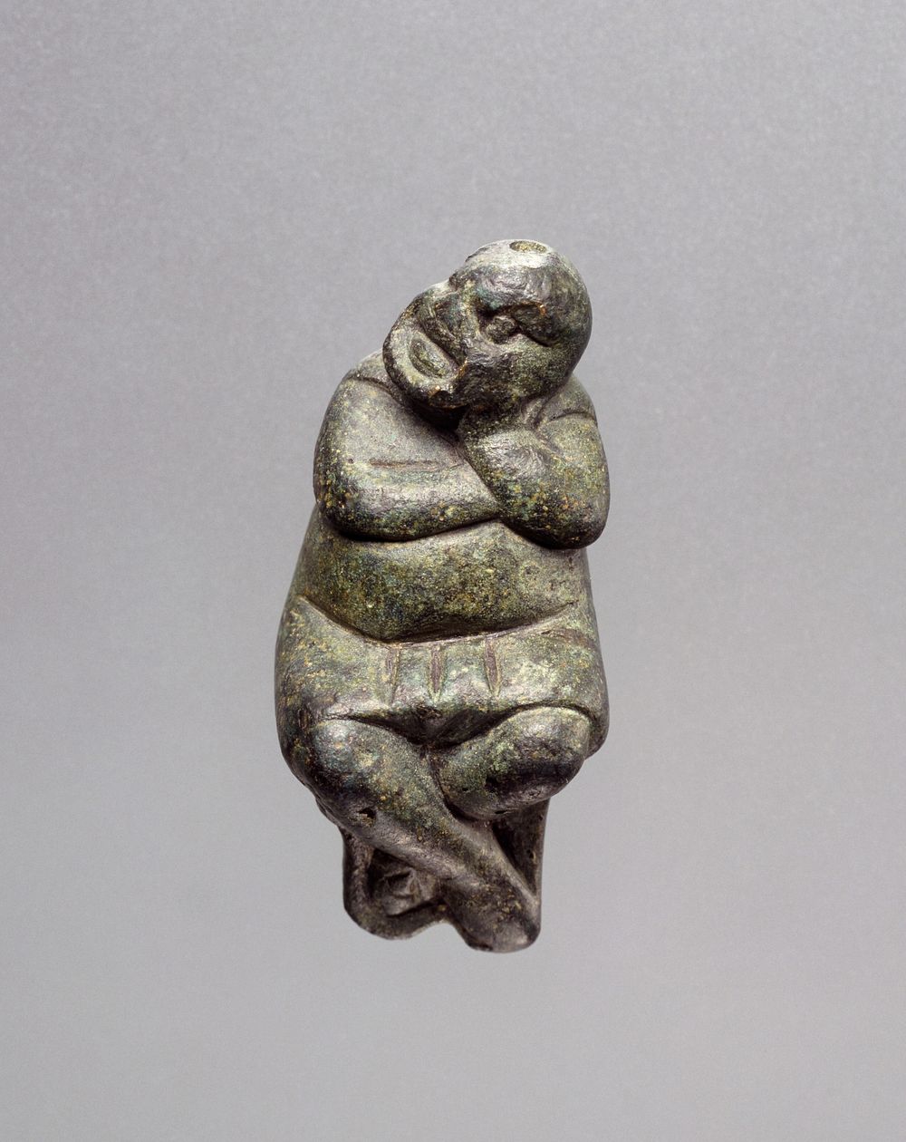 Statuette of a Seated Actor