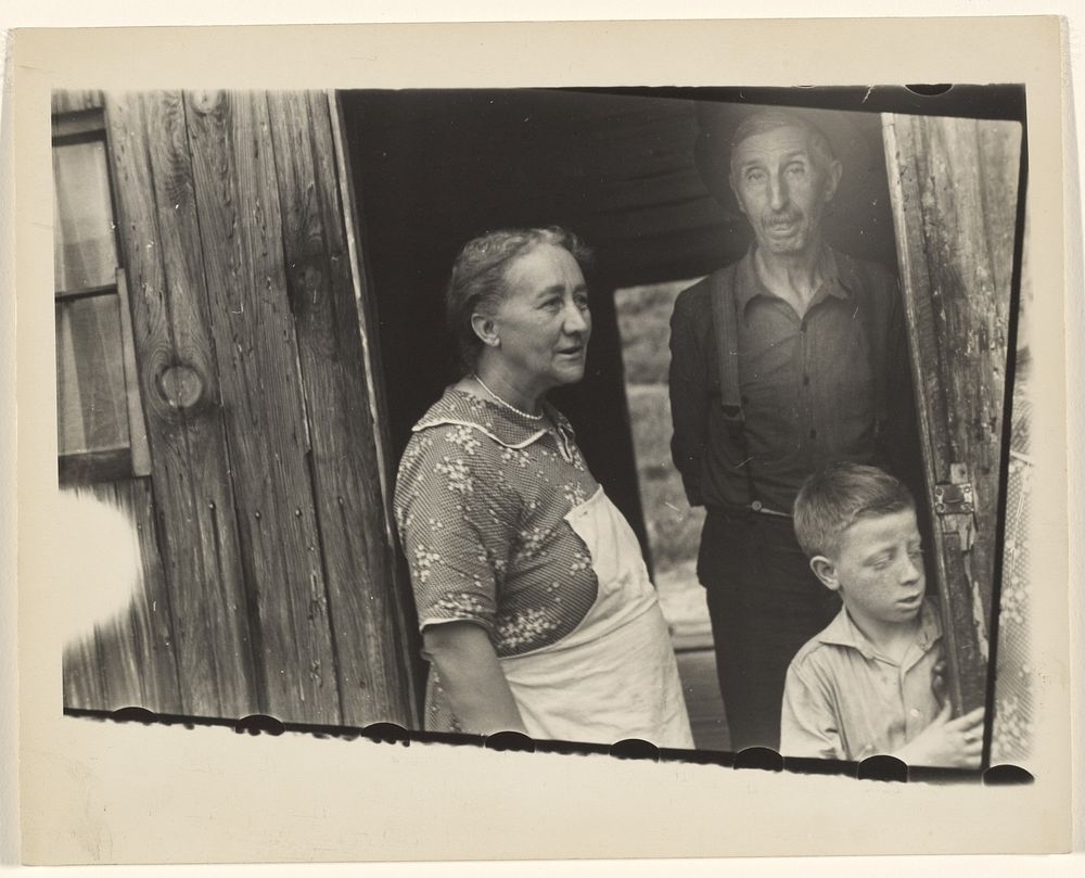 Mining Camp Residents, Morgantown, West Virginia by Walker Evans