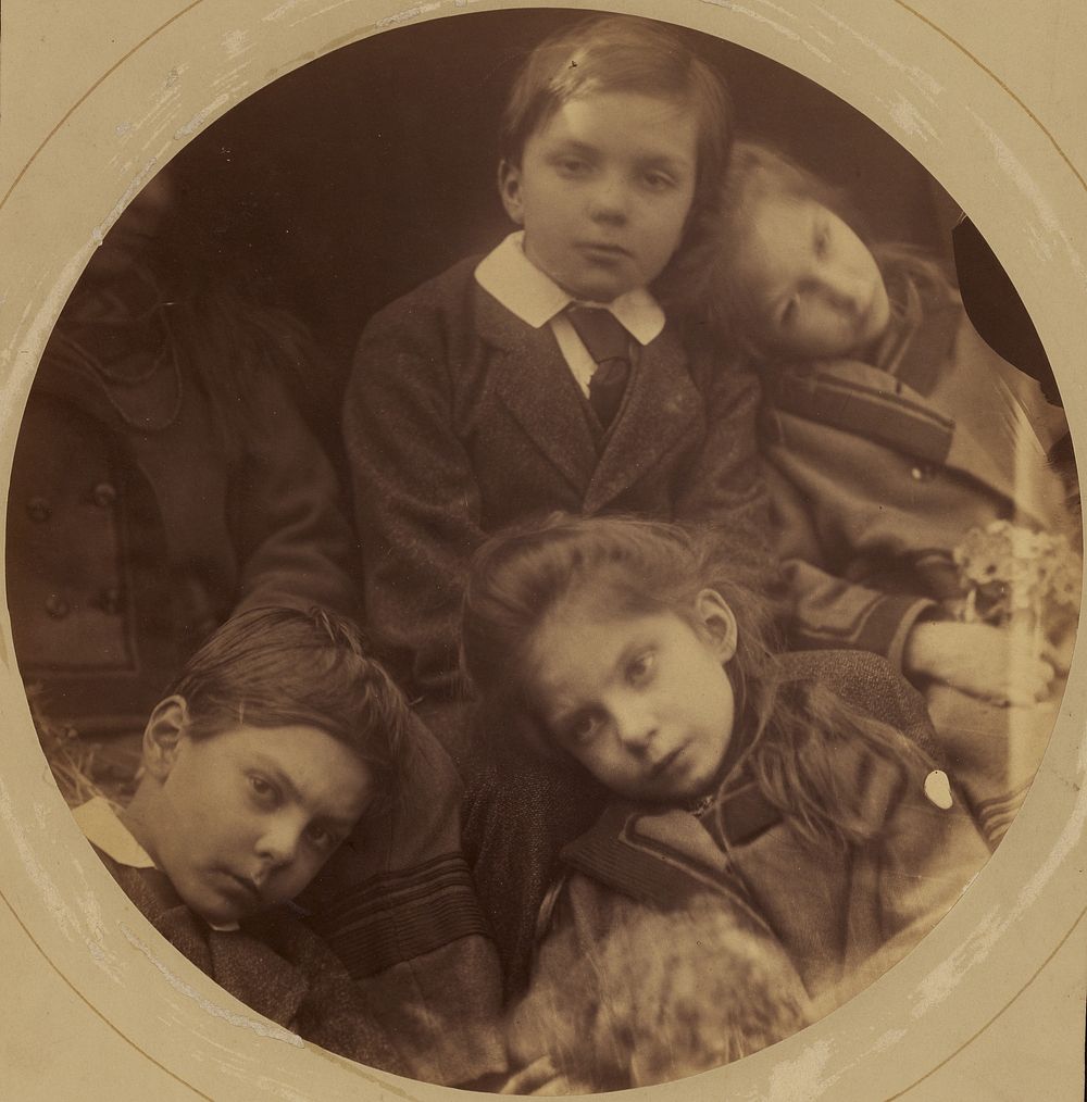 Children of Charles Loyd Norman and Julia Cameron Norman: George, Archie, Charlotte, and Adeline by Julia Margaret Cameron