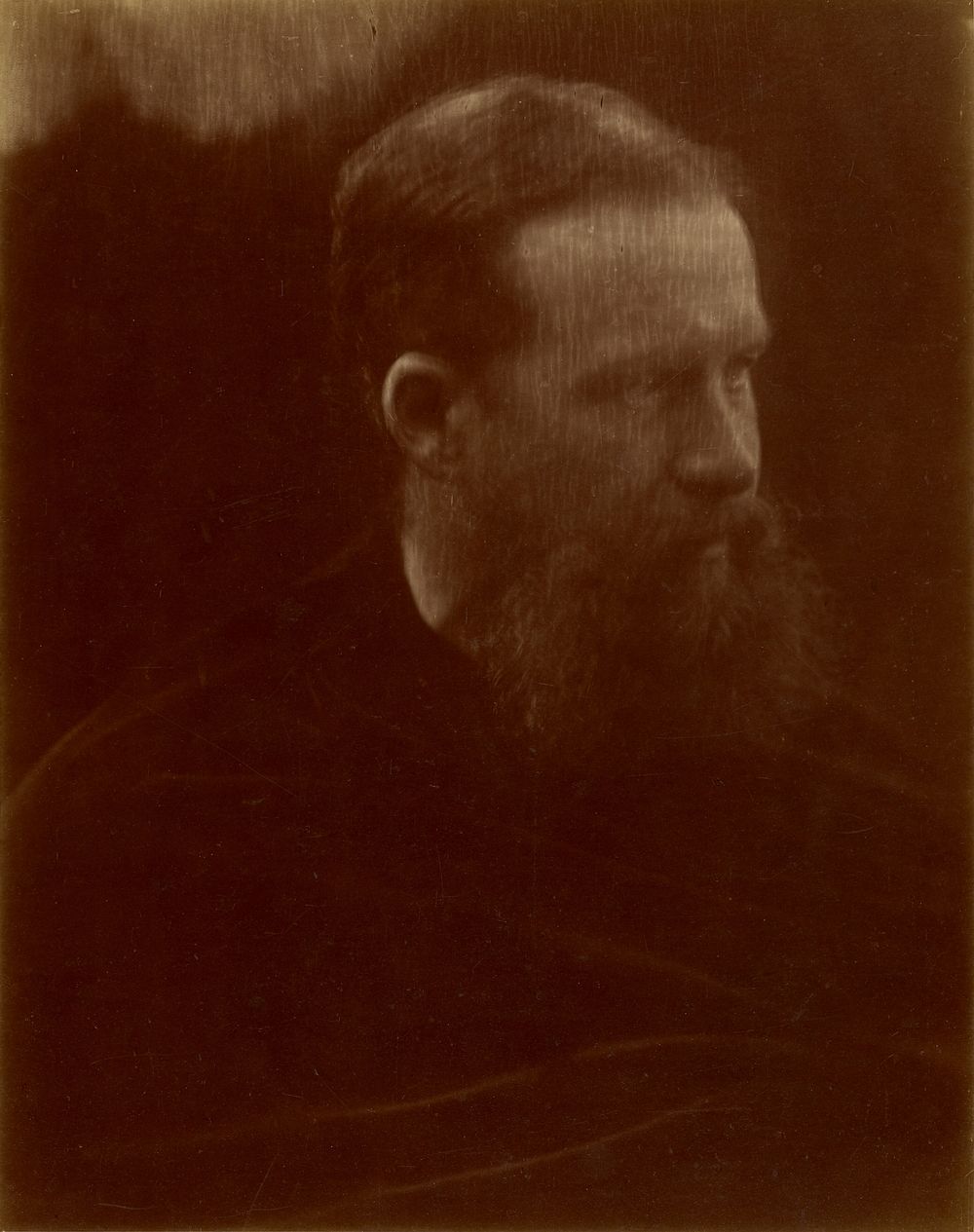 Portrait of Man with Beard by Julia Margaret Cameron