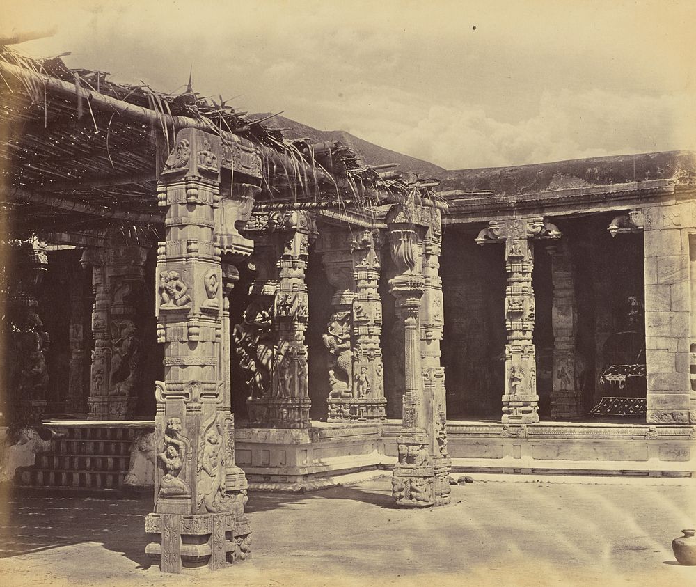 Exterior of Peroor Temple. Nr. Coimbatore by Edmund David Lyon
