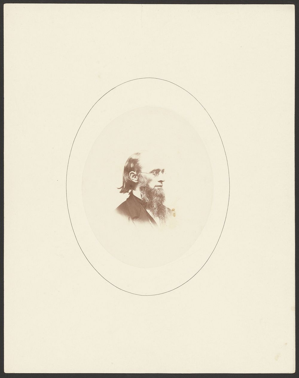 Portrait of man in glasses by George Kendall Warren