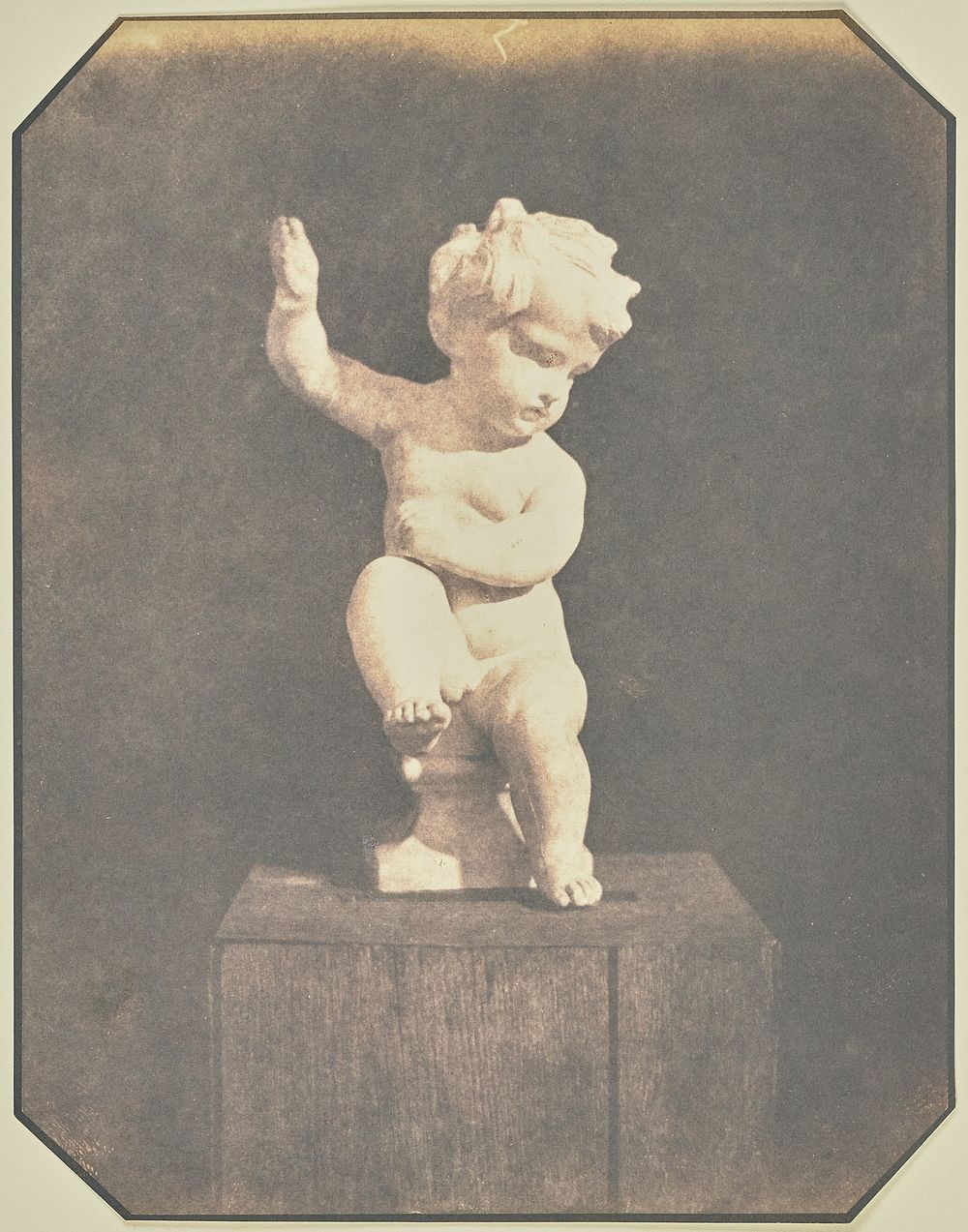 Statuette of a Boy with Raised Arm by Hippolyte Bayard
