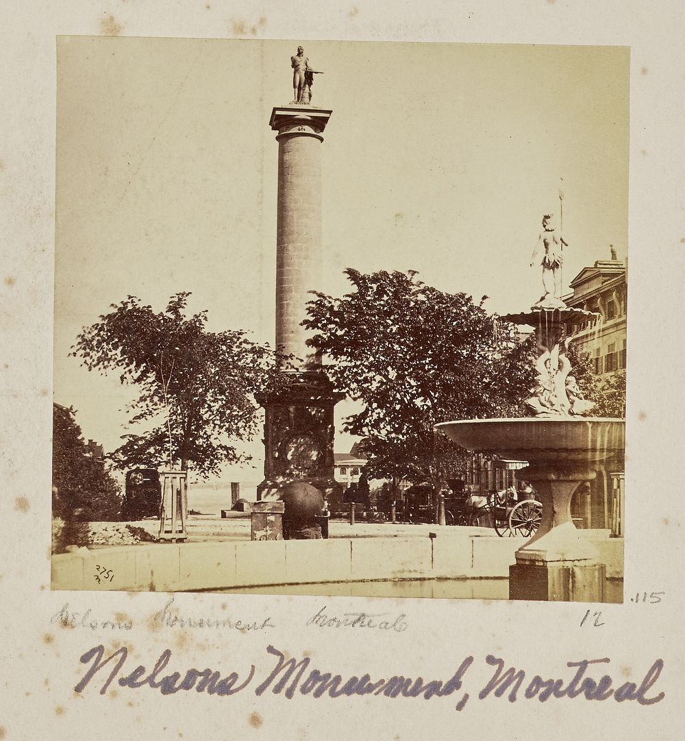 Nelsons [sic] Monument, Montreal by Alexander Henderson
