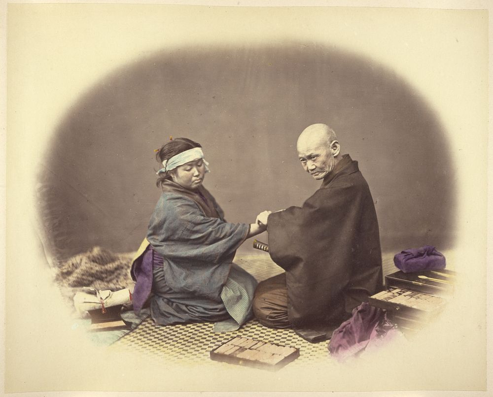 Japanese Doctor and Patient by Felice Beato