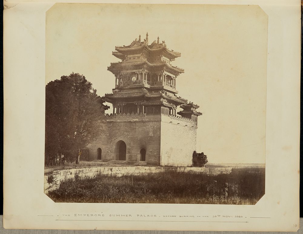 The Emperor's Summer Palace - Before Burning on the 18th Nov. 1860 by Felice Beato