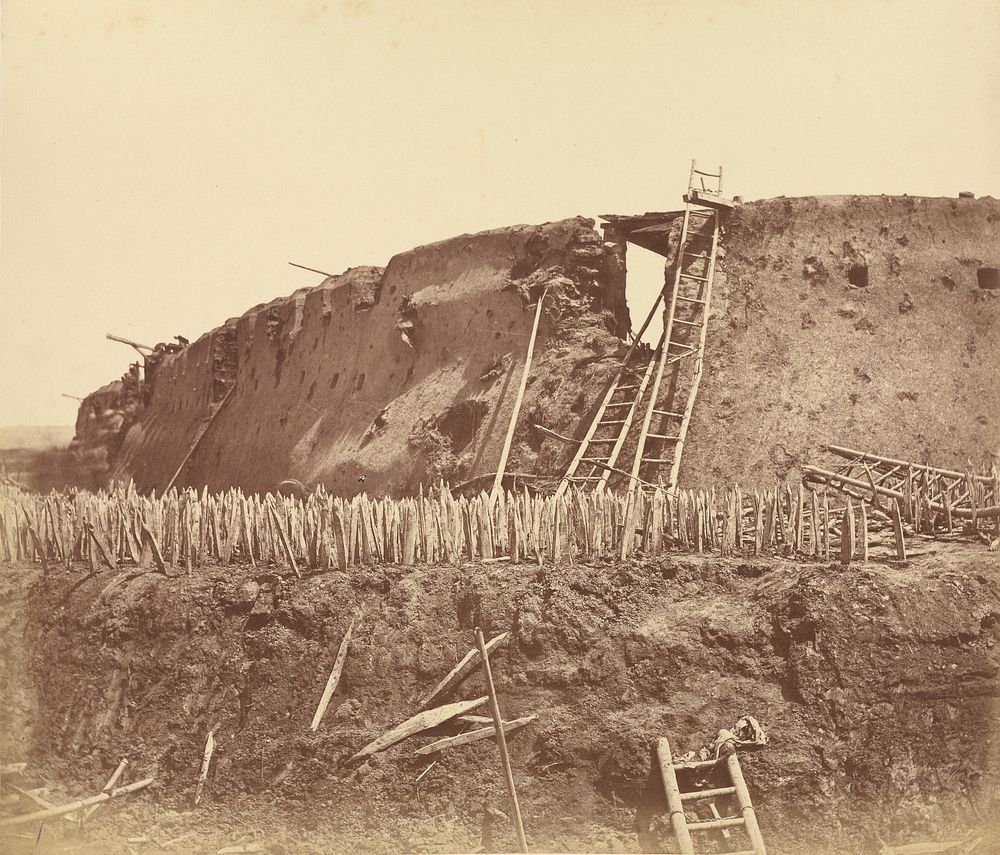 Interior of the Angle of North Fort Immediately after Its Capture by Felice Beato