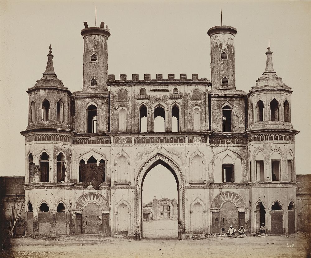 The Motee Mahal by Felice Beato and Henry Hering