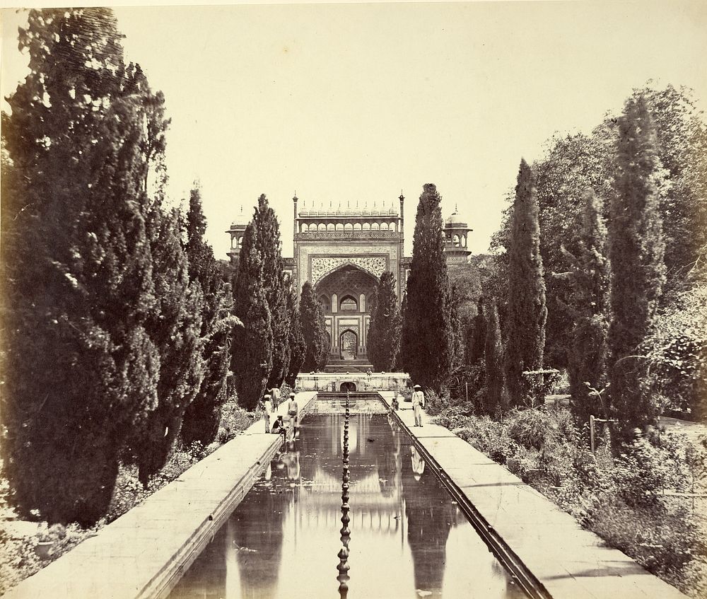 Gateway of the Taj Mahal by Felice Beato and Henry Hering