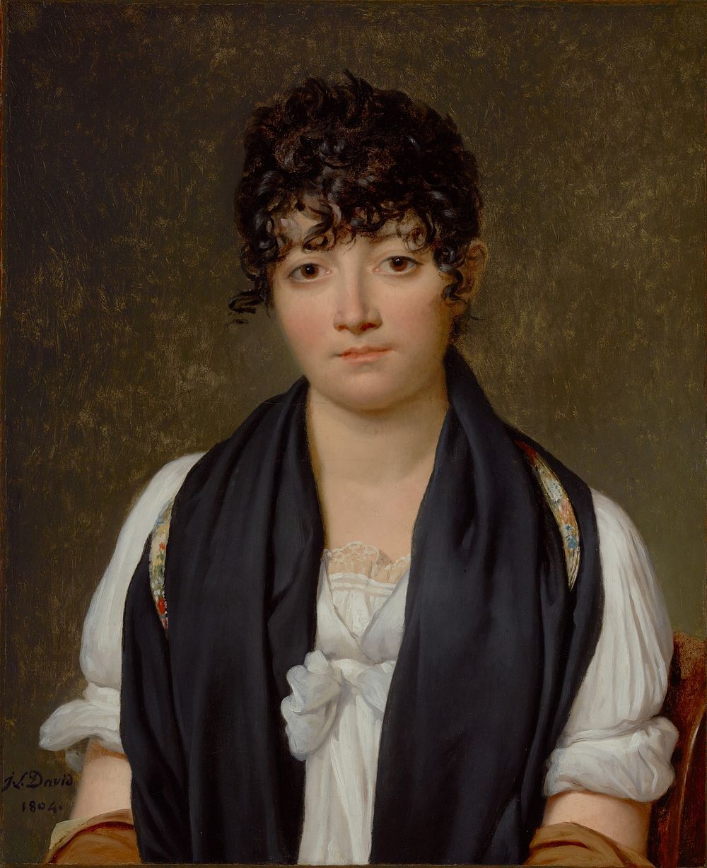 Portrait of Suzanne Le Peletier de Saint-Fargeau by Jacques Louis David