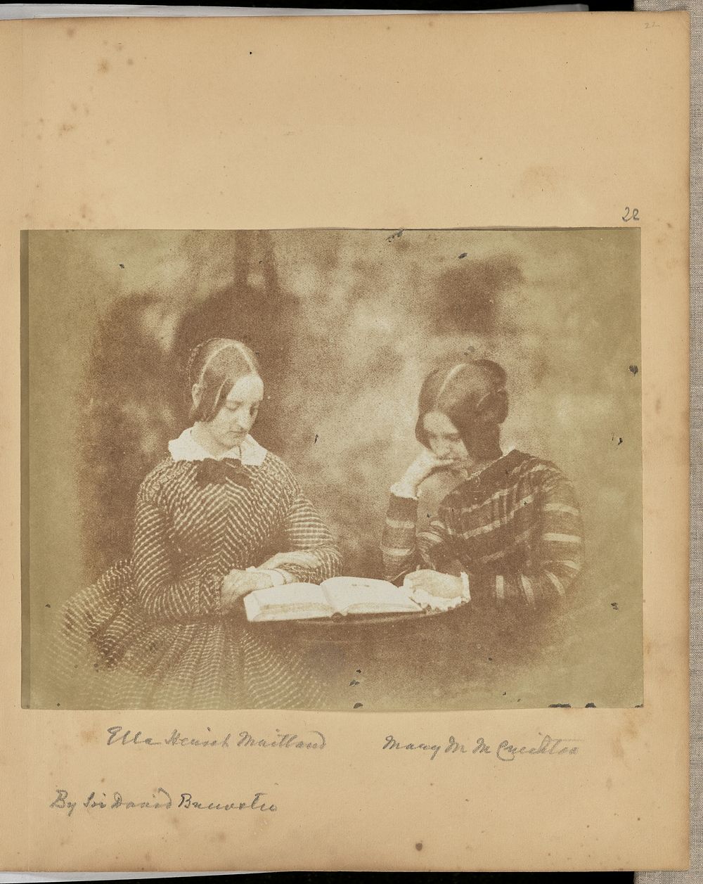 Ella Heriot Maitland and Mary M.M. Creichton by Sir David Brewster