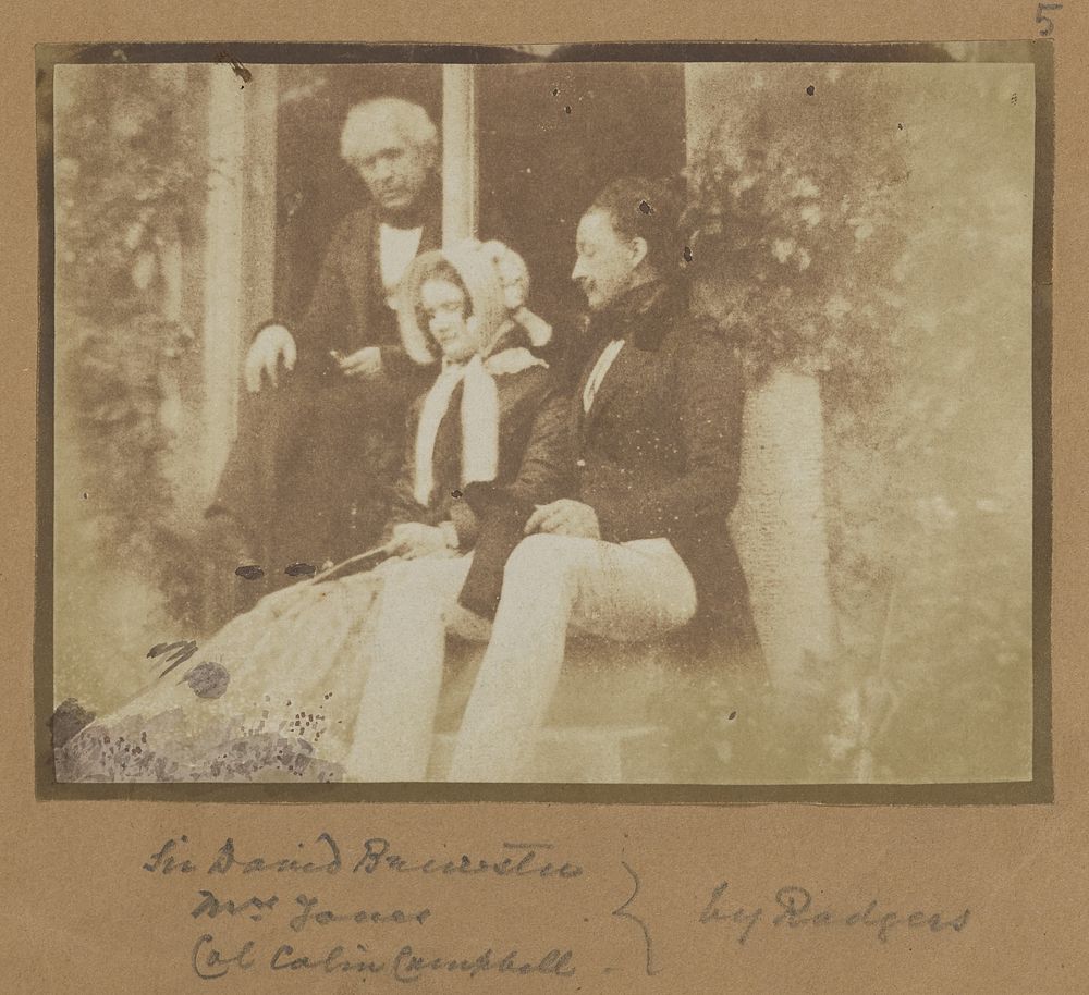 Sir David Brewster, Mrs. Jones, and Colonel Colin Campbell by Thomas Rodger