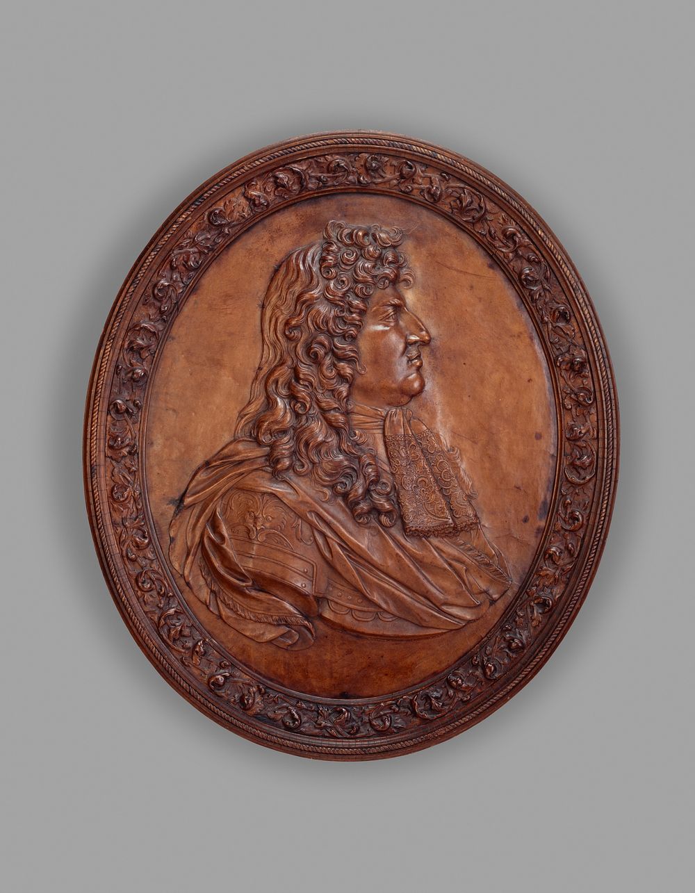Relief portrait of Louis XIV