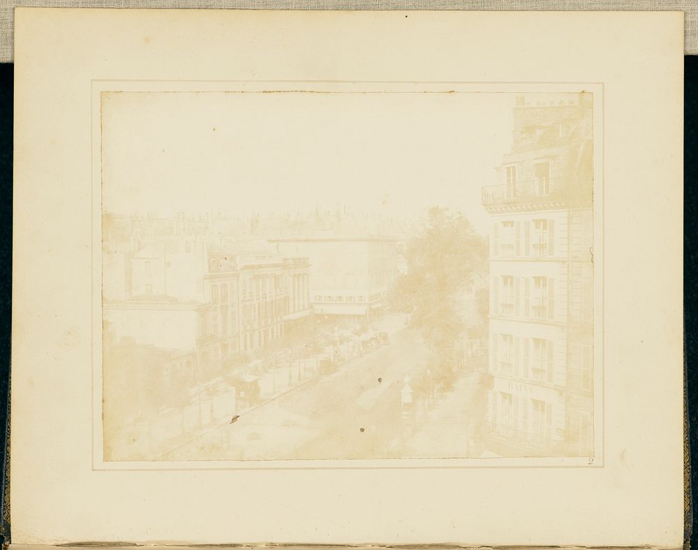 View of the Boulevards at Paris by William Henry Fox Talbot