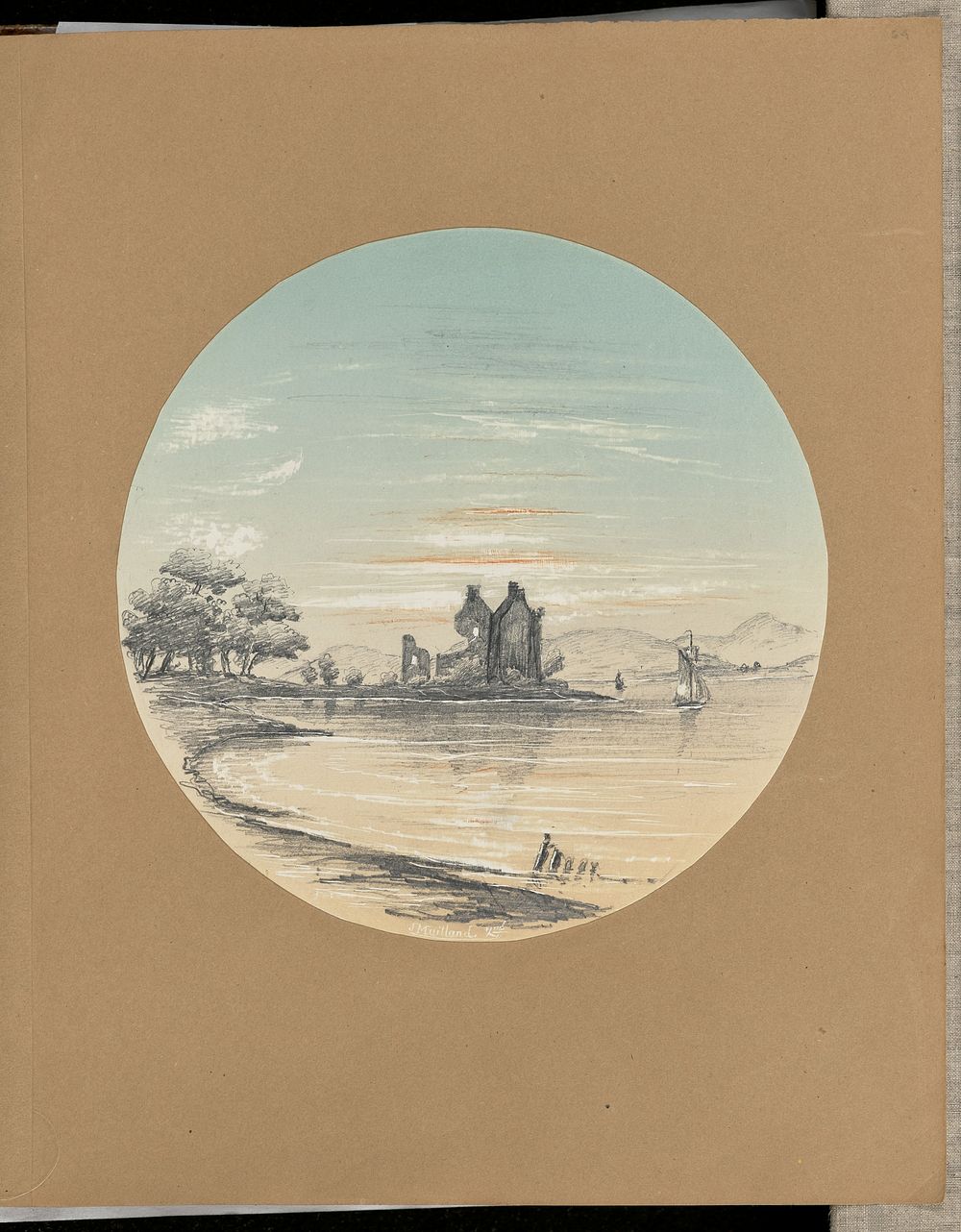 Ruins on the Shore by James Makgill Heriot Maitland
