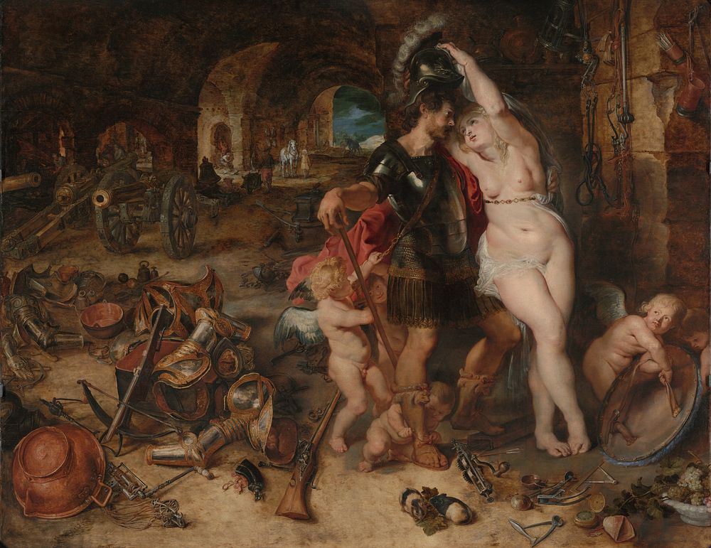 The Return from War: Mars Disarmed by Venus by Peter Paul Rubens and Jan Brueghel the Elder