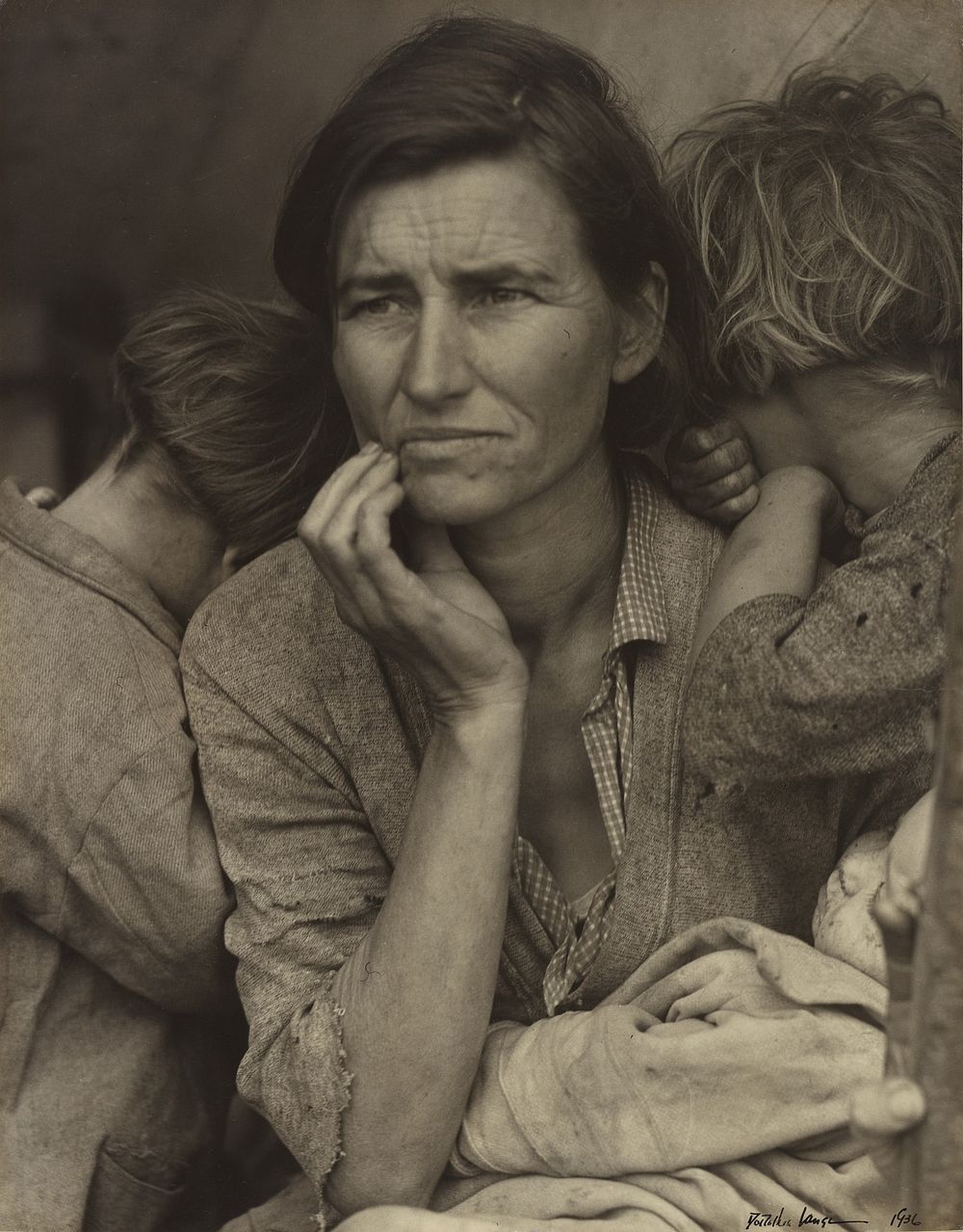 Human Erosion in California (Migrant Mother) by Dorothea Lange