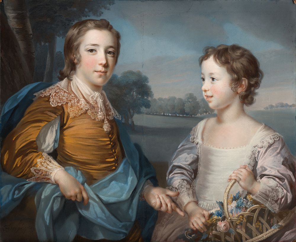 Portrait of Joseph (1741-1786) and his Brother John Gulston (1750-1764) by Francis Cotes