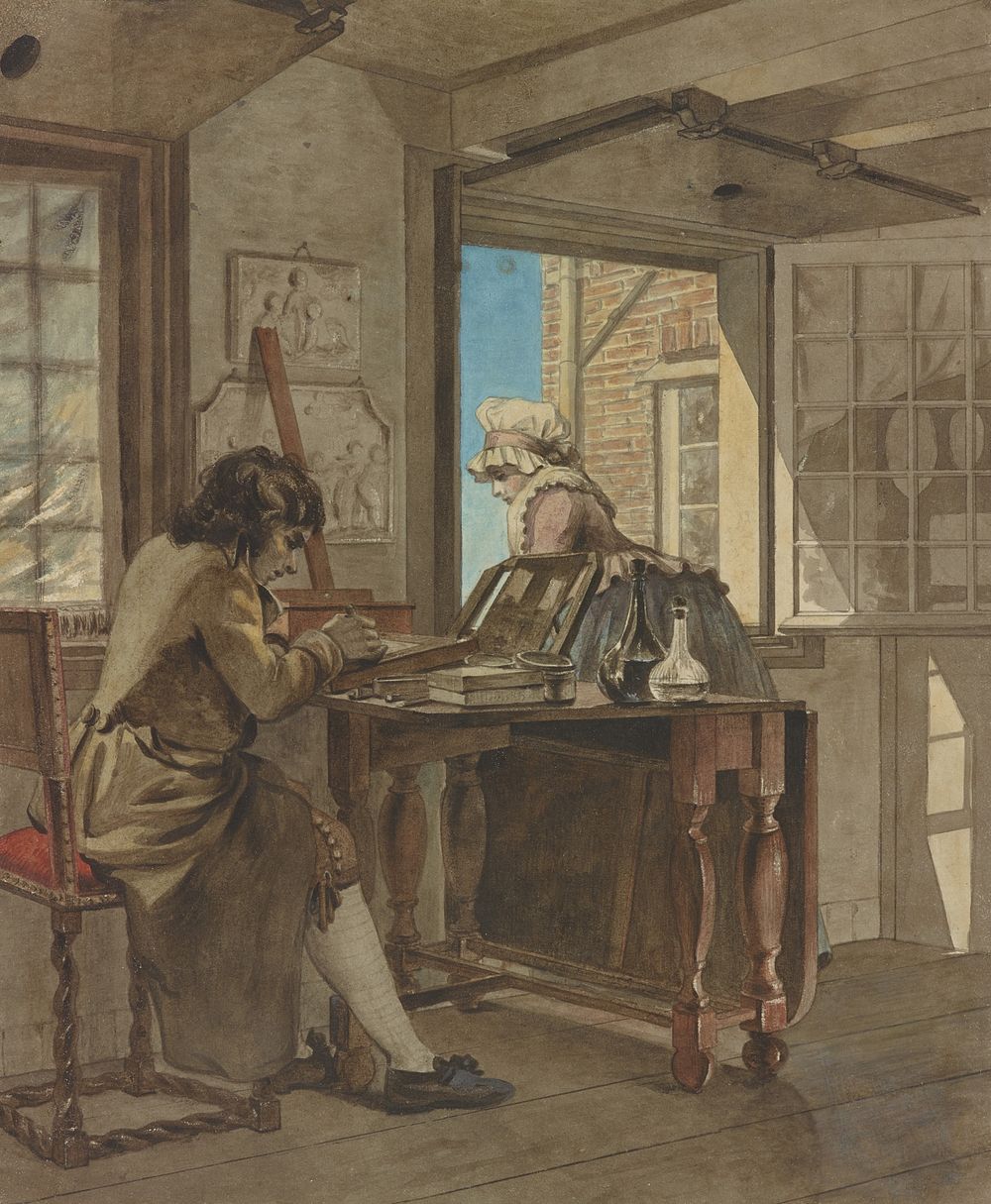 The Artist in his Atelier by Christiaan Andriessen