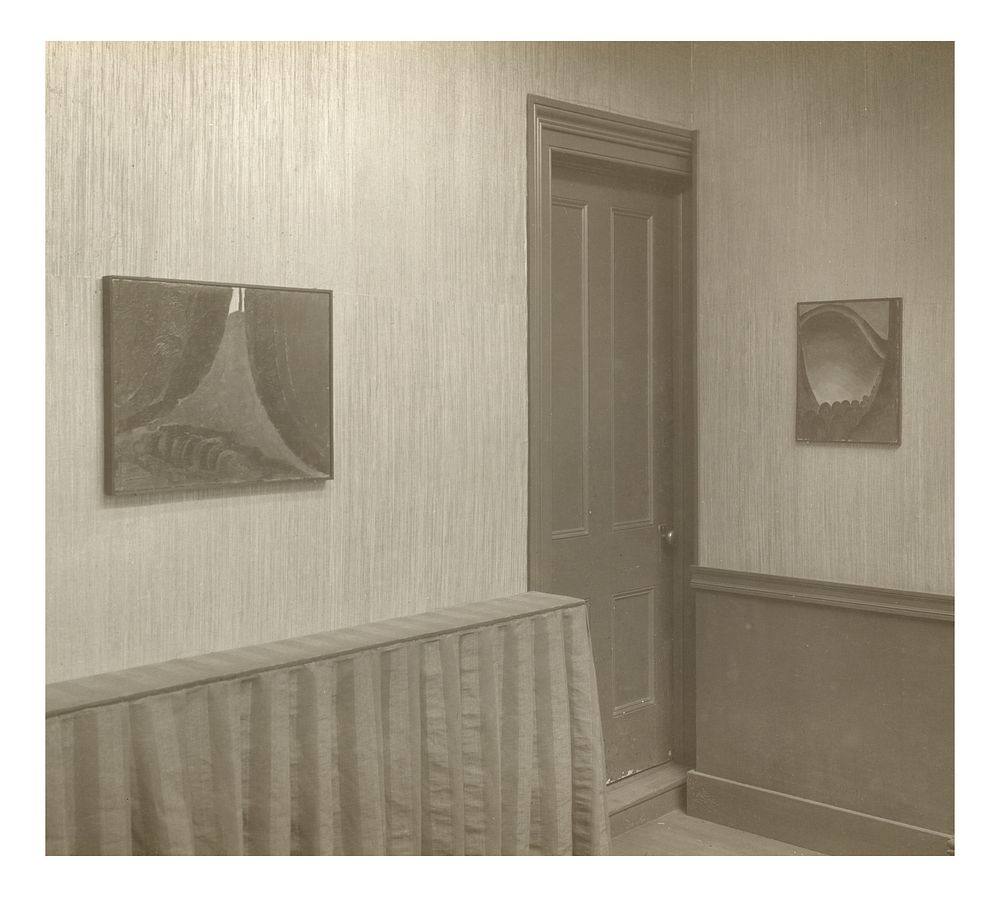 Room to Right - Wall to left looking straight ahead by Alfred Stieglitz