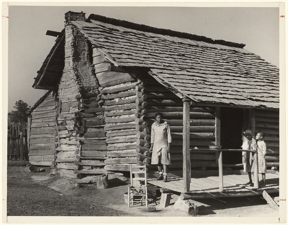 Cabin, Gee's Bend, Alabama by Arthur Rothstein
