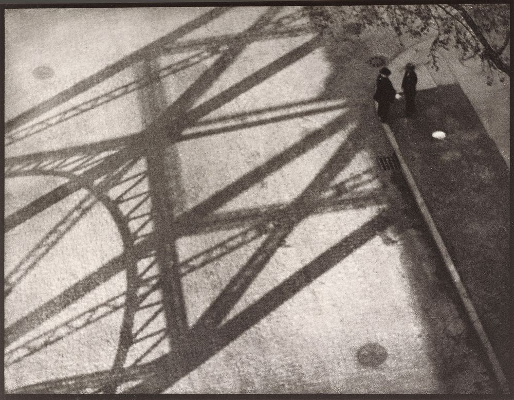 Photograph - New York [From the Viaduct, Shadows] by Paul Strand