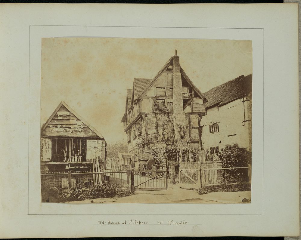 Old House at St John's near Worcester by John Wheeley Gough Gutch