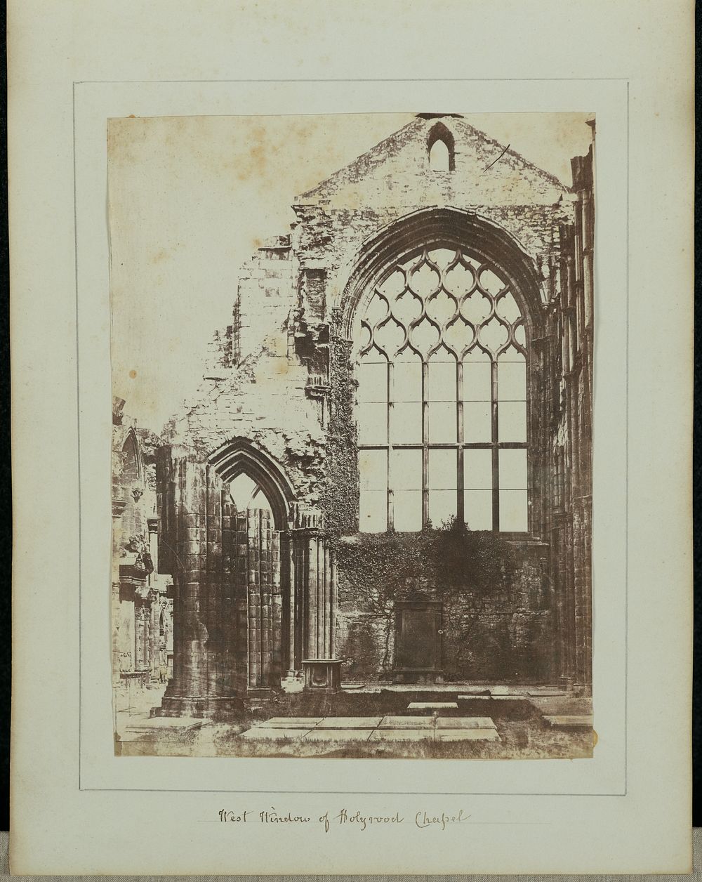 West Window of Holyrood Chapel by John Wheeley Gough Gutch