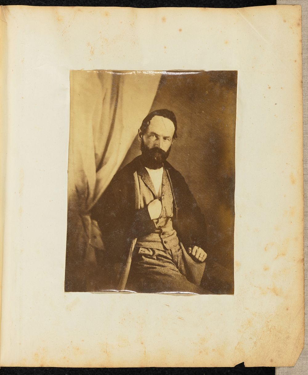 Portrait of a bearded man by Jakob Höflinger