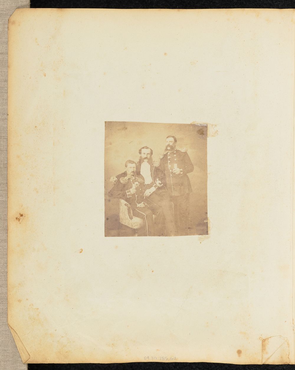 Portrait of three men by Jakob Höflinger