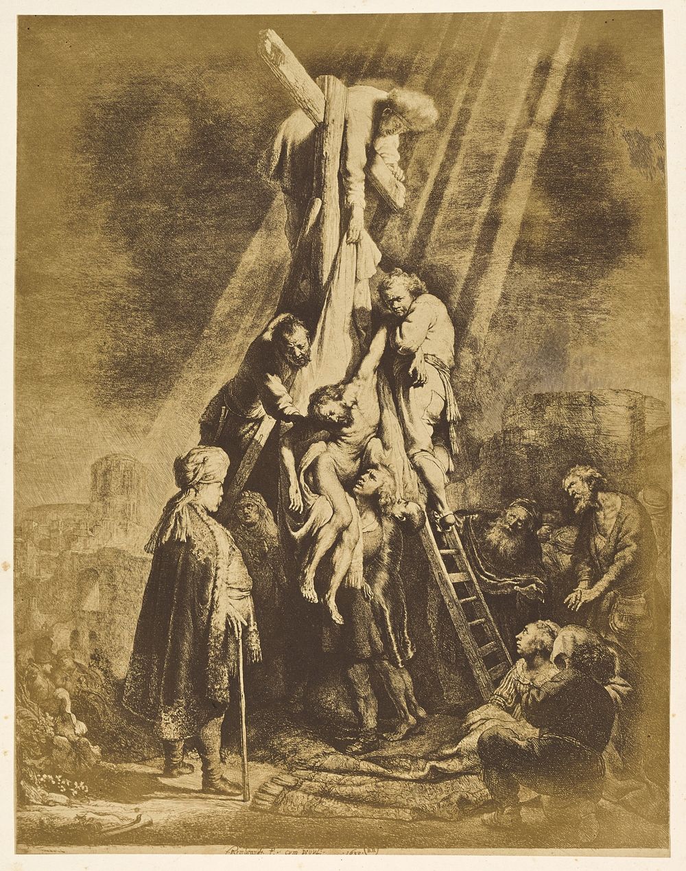 La Grande Descente de Croix by Bisson Frères