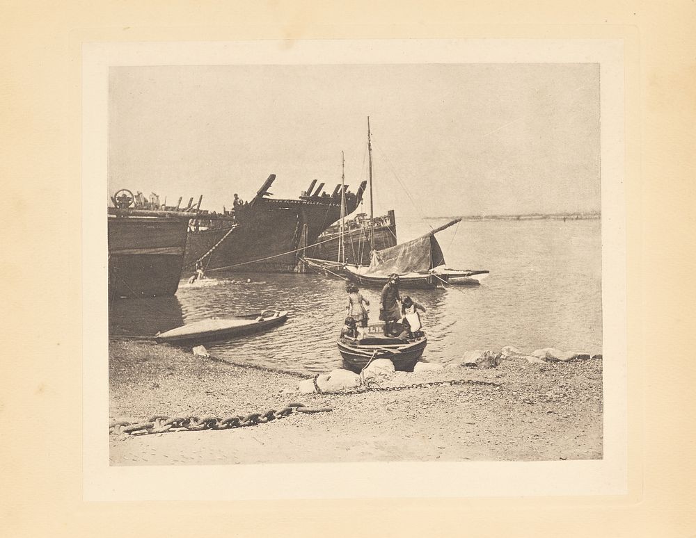 Old Hulks by Peter Henry Emerson