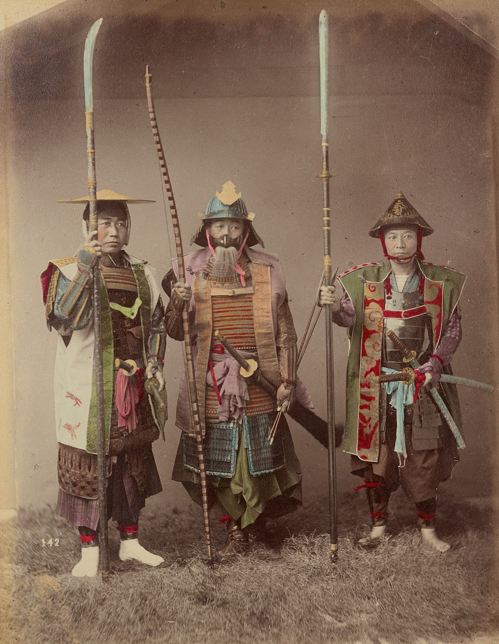 Samurai in Armour by Kusakabe Kimbei
