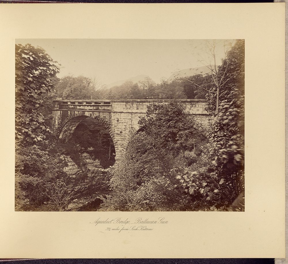Aqueduct Bridge, Ballewan Glen by Thomas Annan