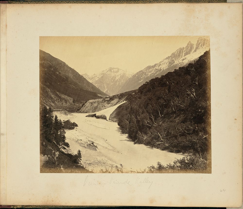 View in Scinde Valley by John Edward Saché