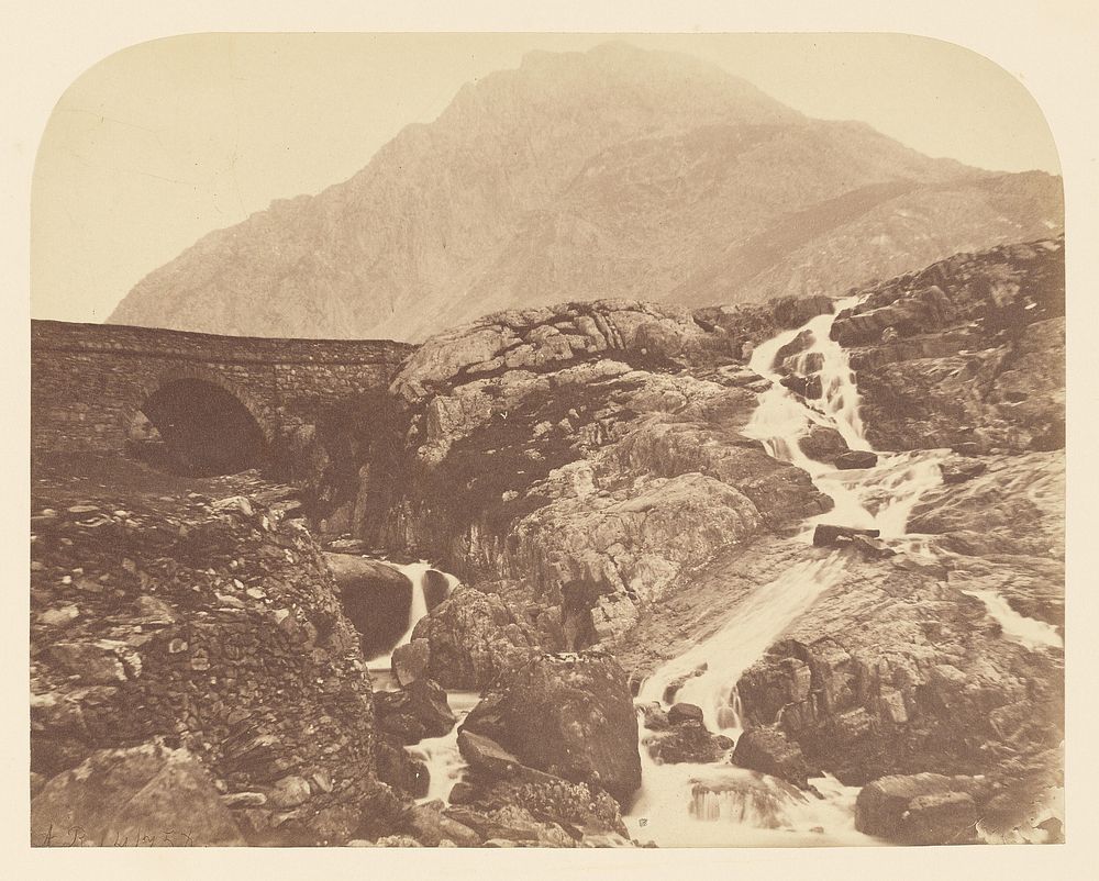 Near the Pass of Nant Frangen, North Wales by Alfred Rosling