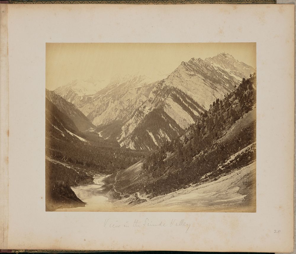 View in the Scinde Valley by John Edward Saché